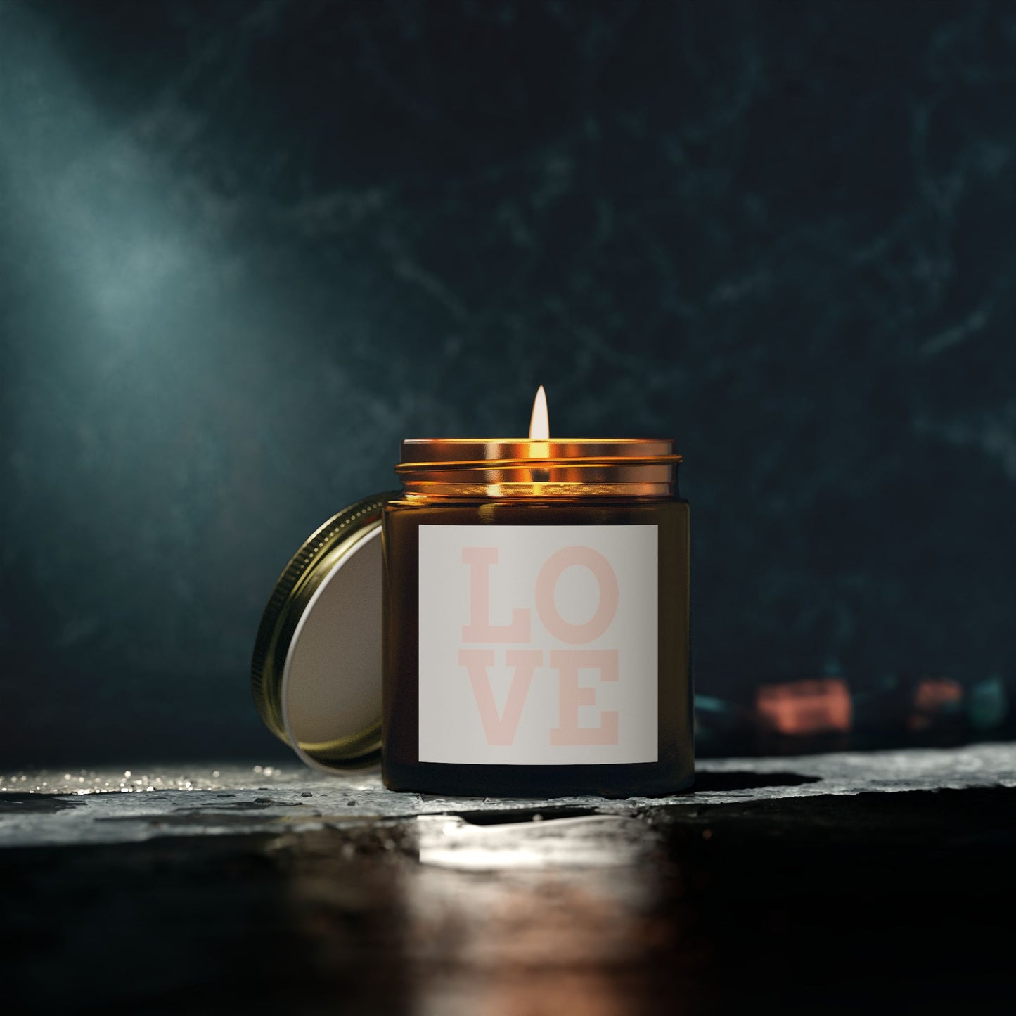 Coconut Apricot Scented Candle – Love Candle for Relaxation and Gifting