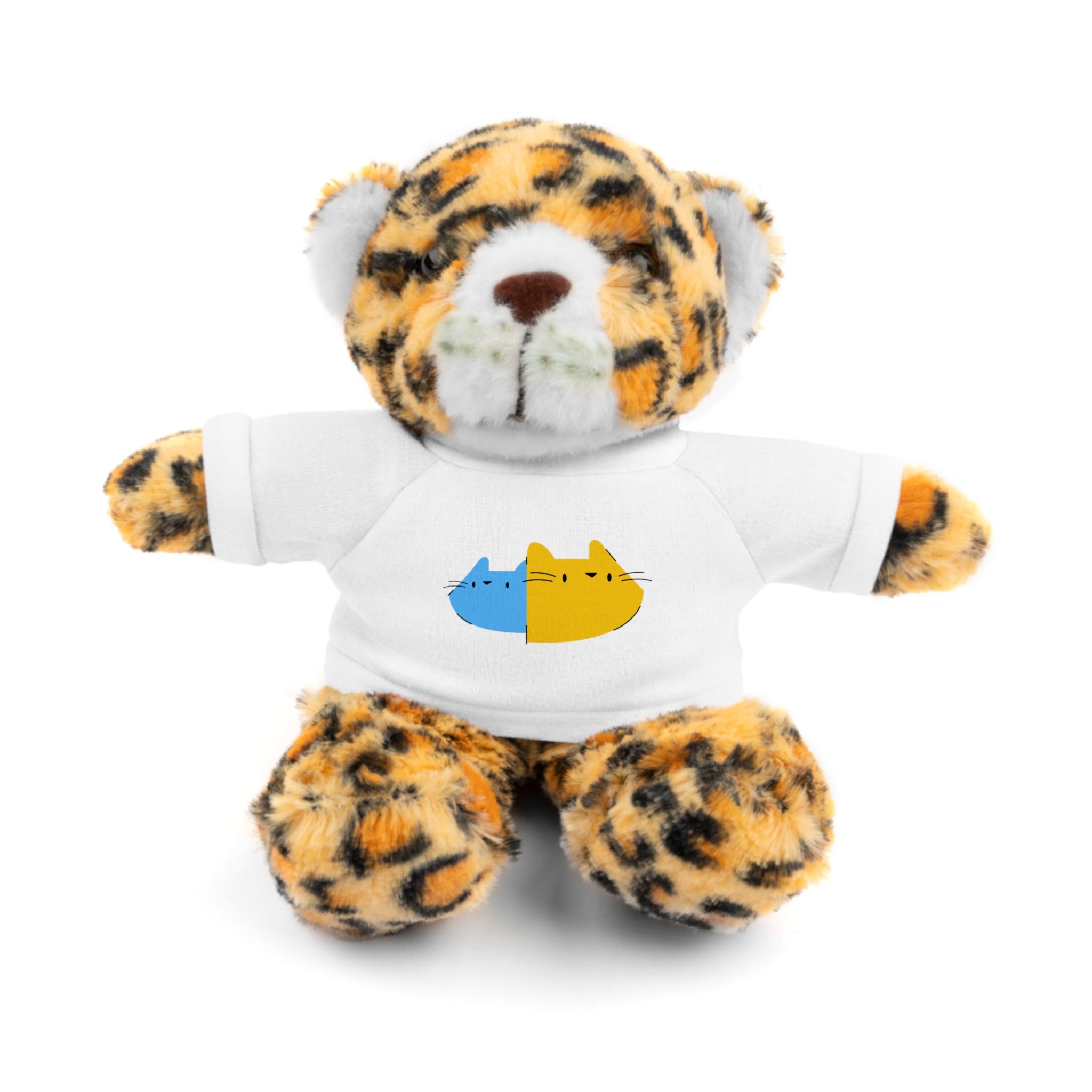 Cute Stuffed Animal with Personalized Tee - Perfect Gift for Kids!