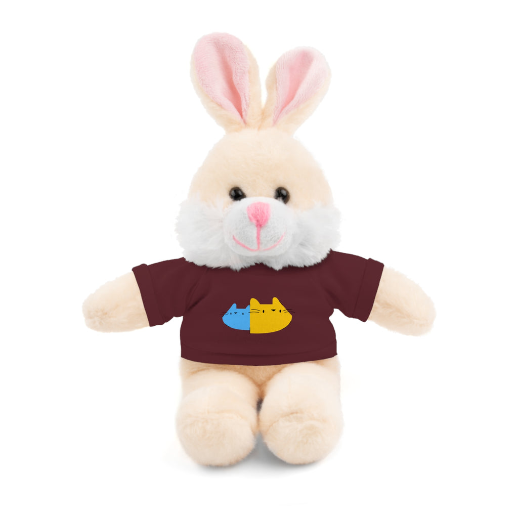 Cute Stuffed Animal with Personalized Tee - Perfect Gift for Kids!
