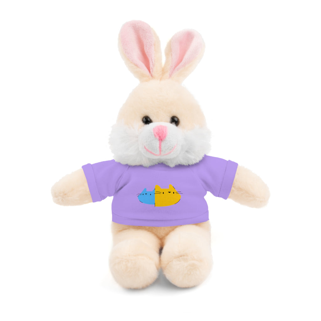 Cute Stuffed Animal with Personalized Tee - Perfect Gift for Kids!