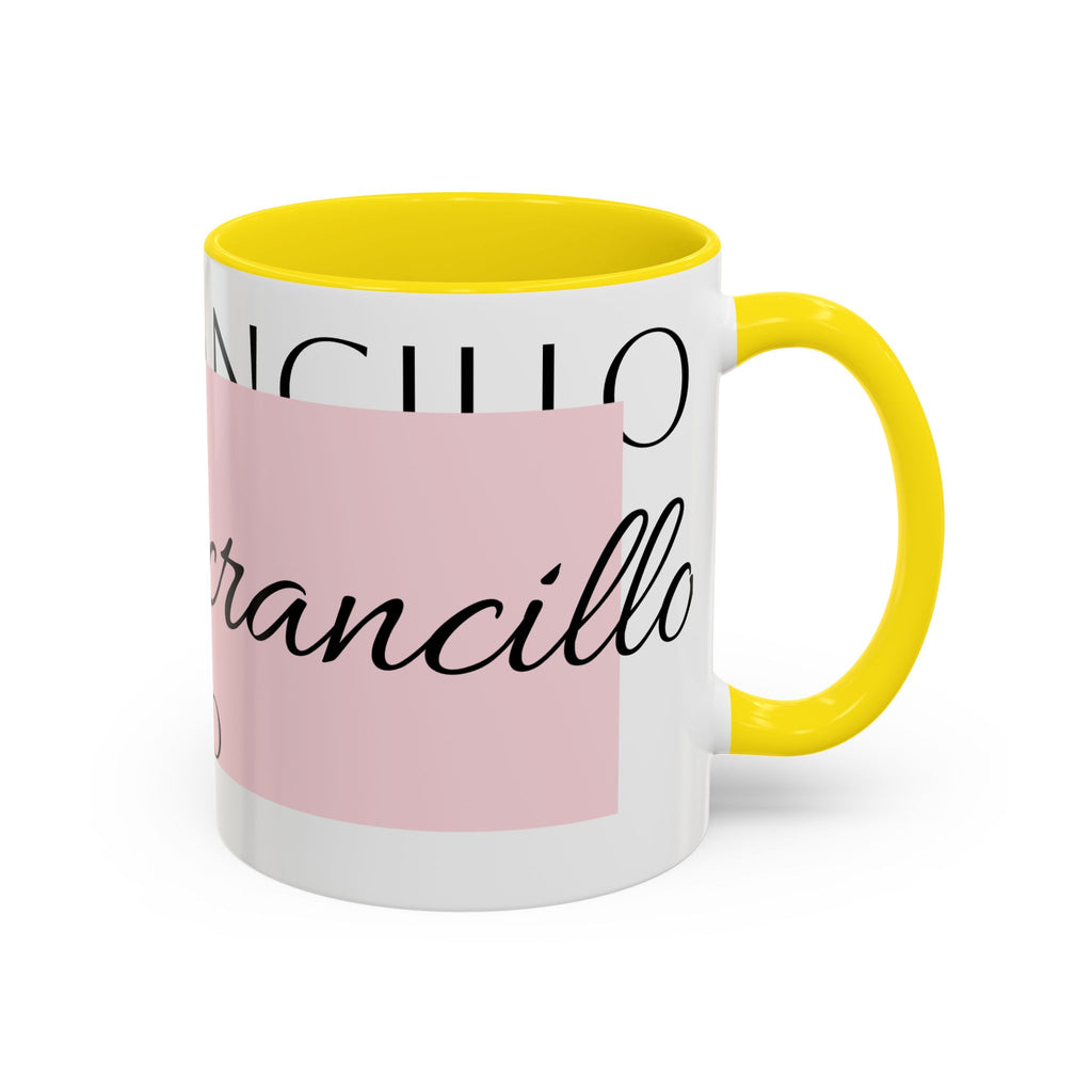 Tasse à café Accent Élégante Alacrancillo - Design Chic pour l'Inspiration Quotidienne