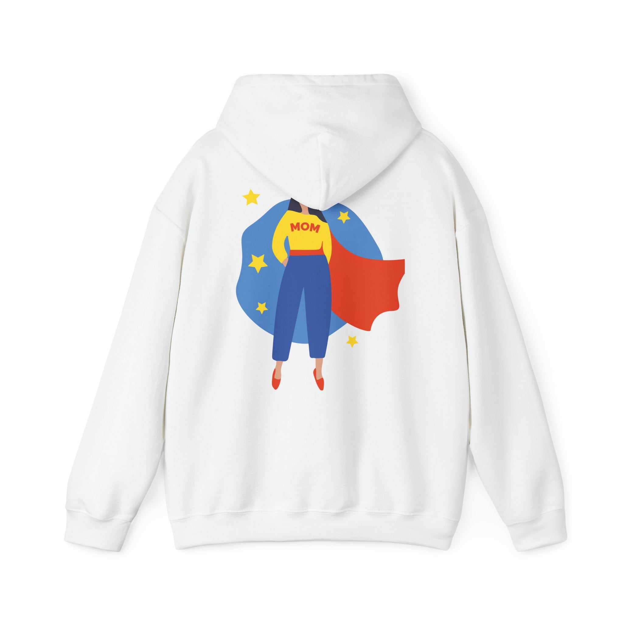 Super Mom Hooded Sweatshirt – Cozy & Stylish Gift for Moms