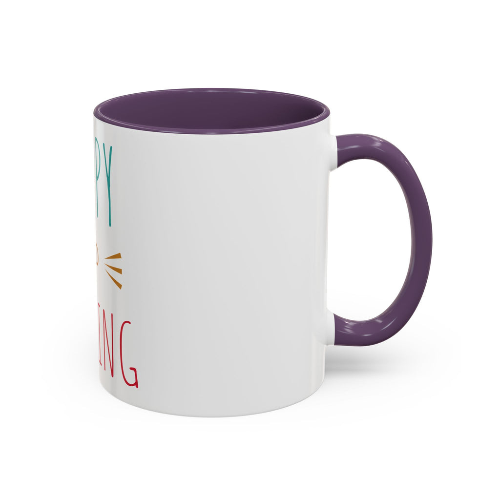 Tasse à café joyeuse éblouissante - Tasse accent de 11 oz et 15 oz pour des matins ensoleillés