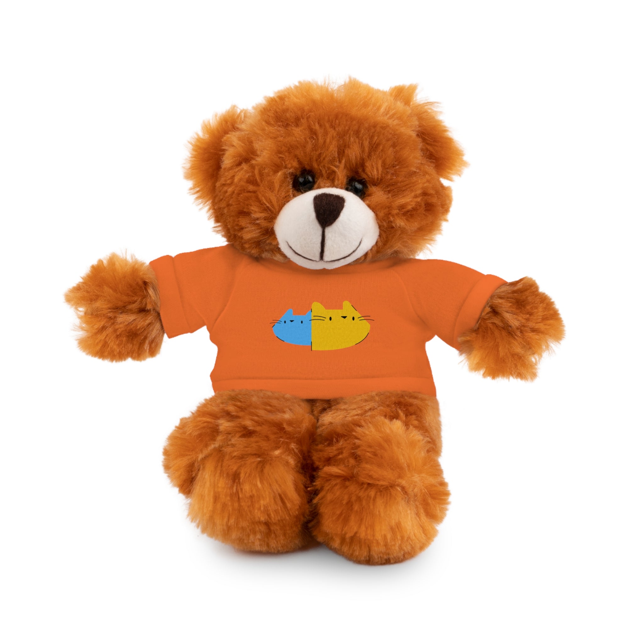 Cute Stuffed Animal with Personalized Tee - Perfect Gift for Kids!
