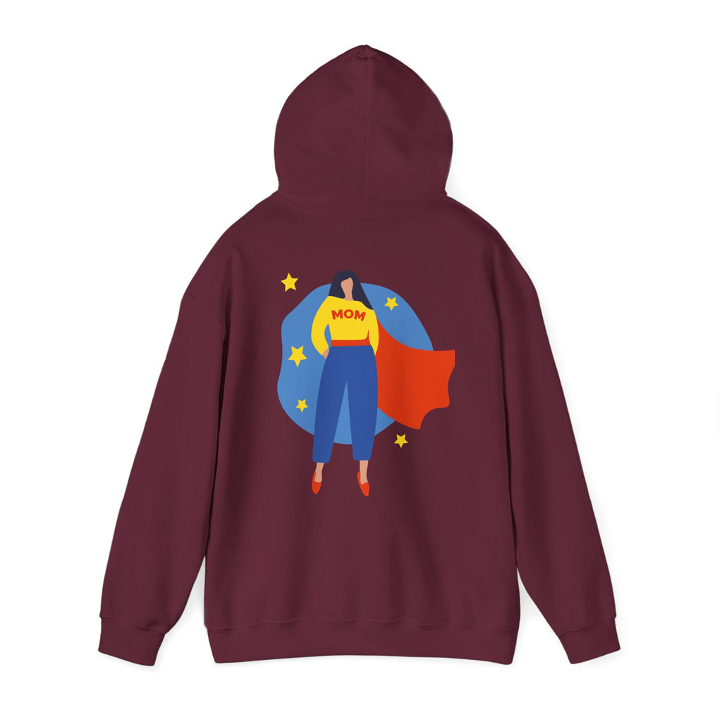 Super Mom Hooded Sweatshirt – Cozy & Stylish Gift for Moms