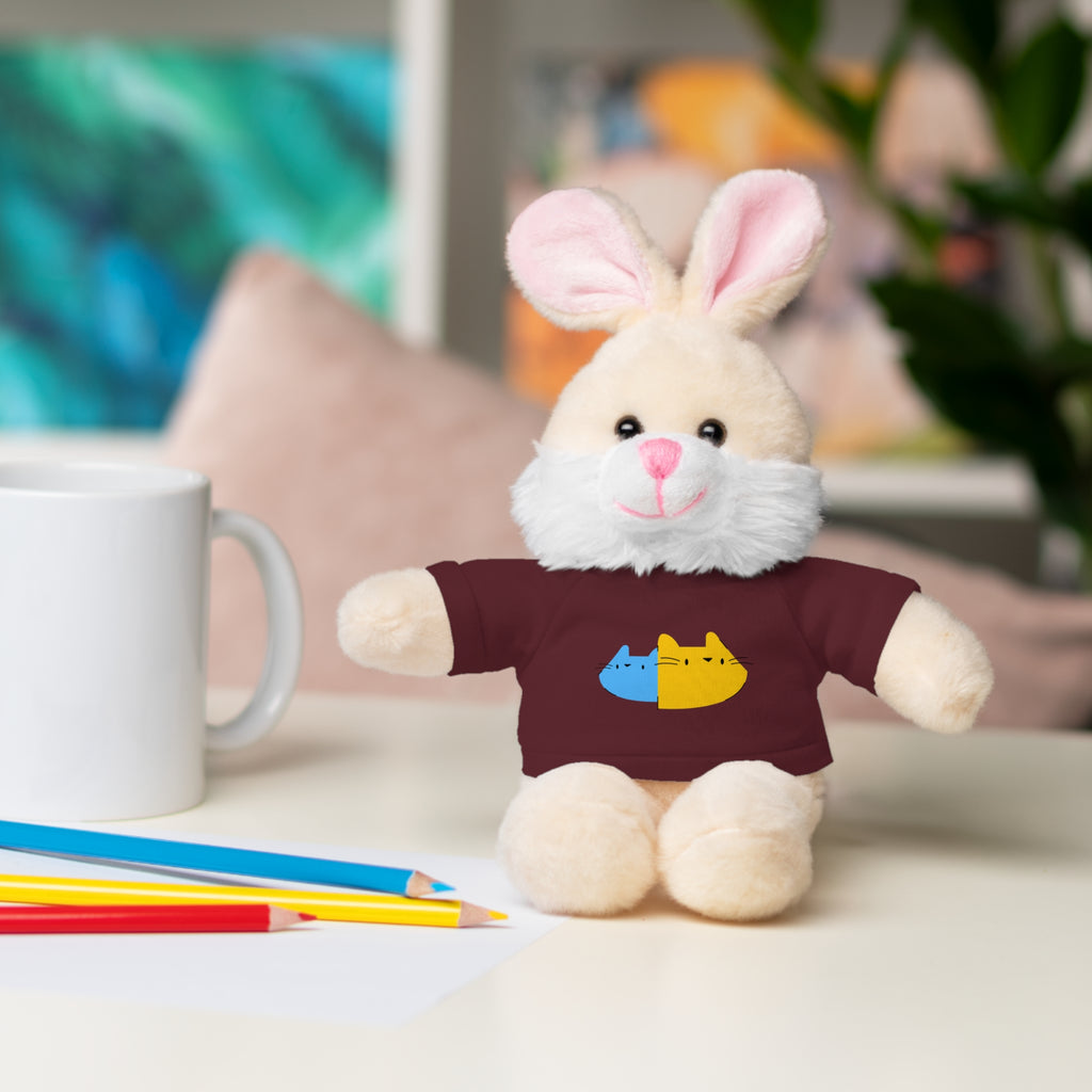 Cute Stuffed Animal with Personalized Tee - Perfect Gift for Kids!
