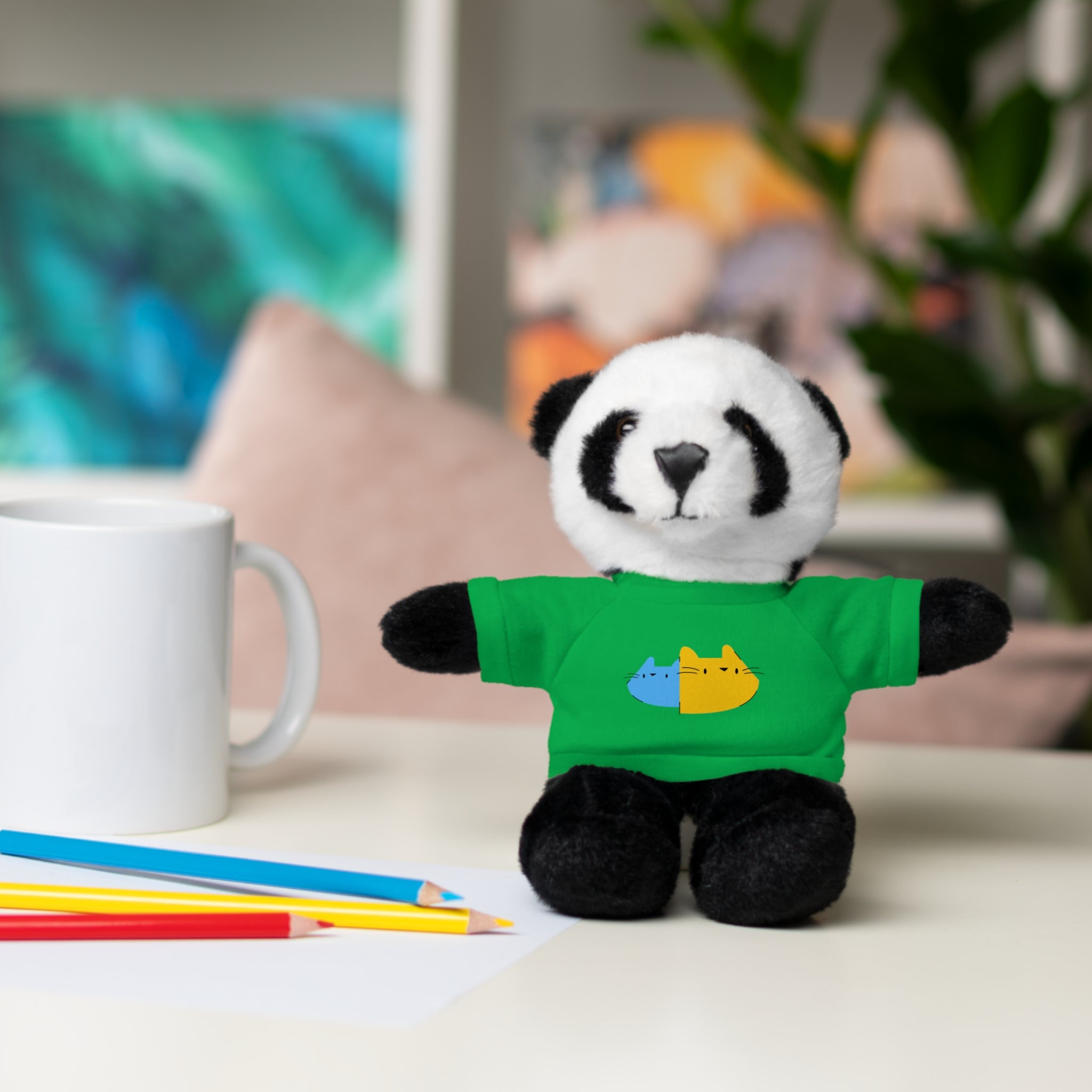 Cute Stuffed Animal with Personalized Tee - Perfect Gift for Kids!