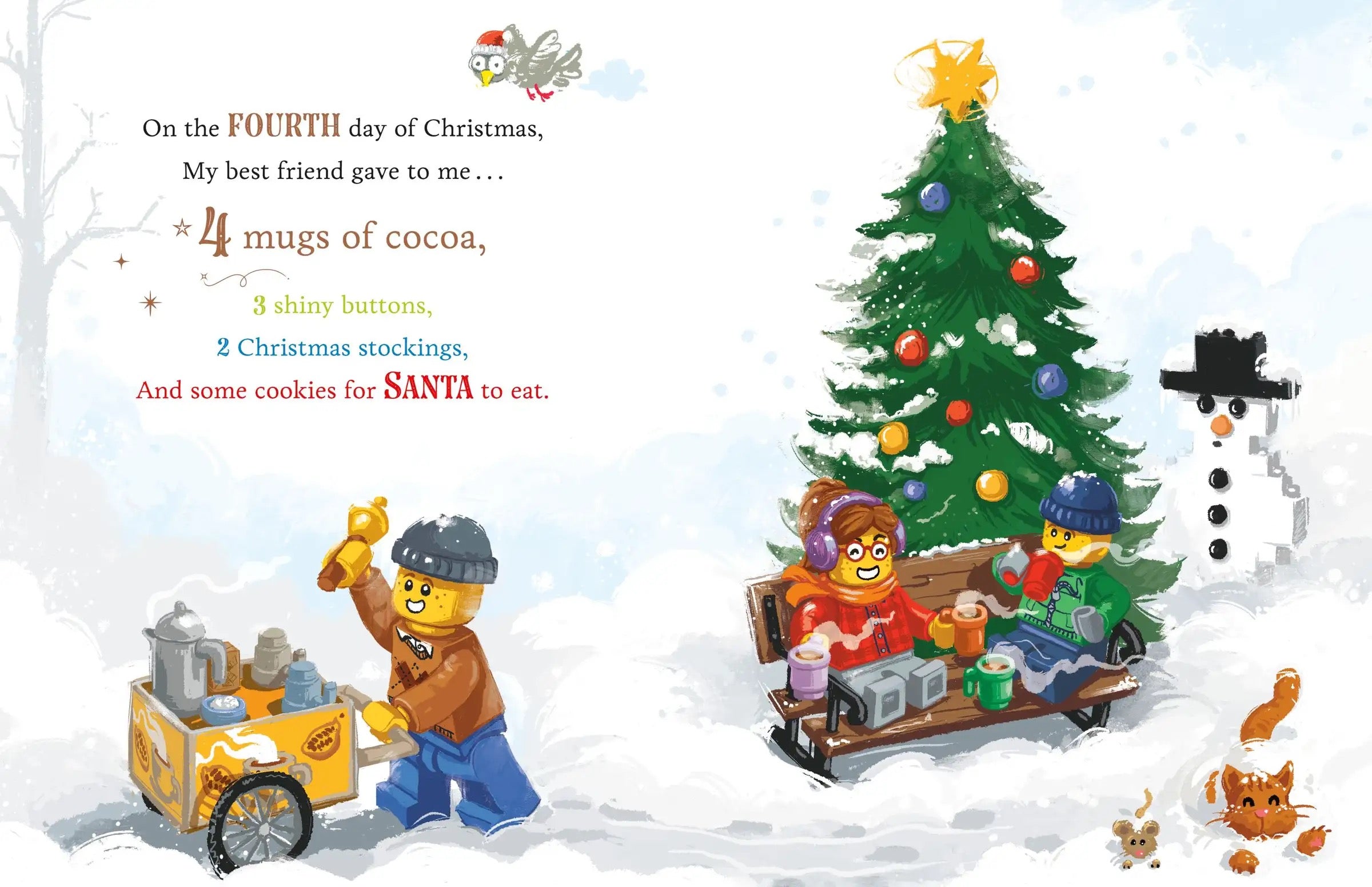 LEGO 12 Days of Christmas Book