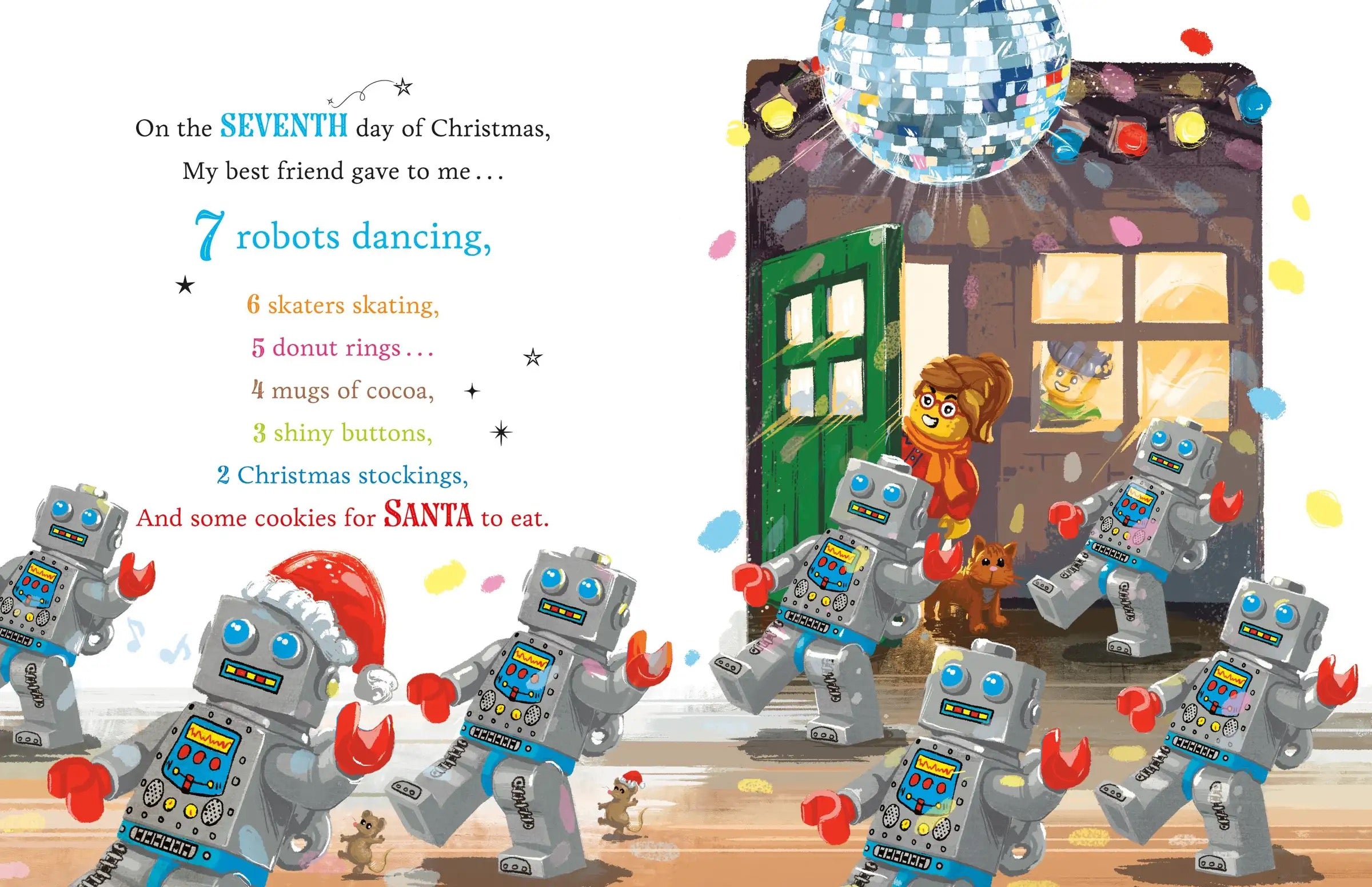 LEGO 12 Days of Christmas Book