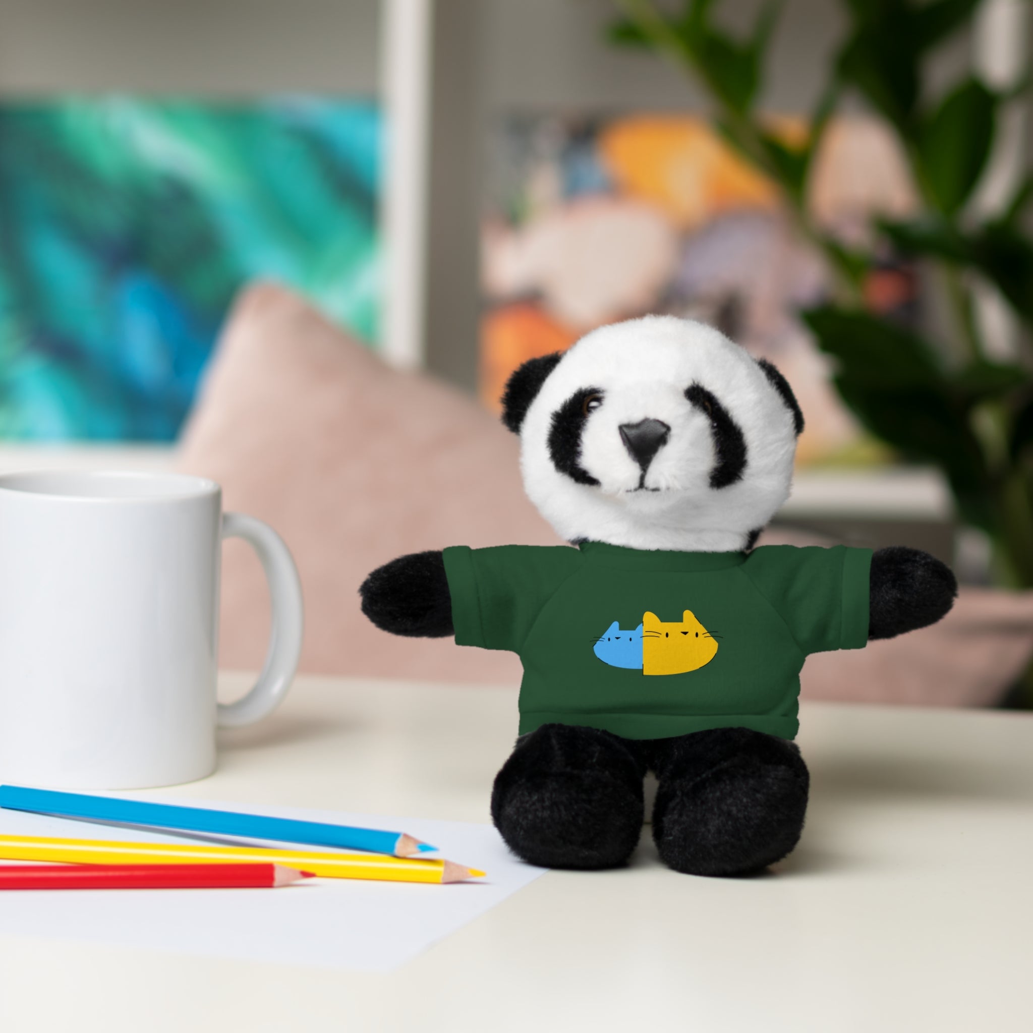 Cute Stuffed Animal with Personalized Tee - Perfect Gift for Kids!