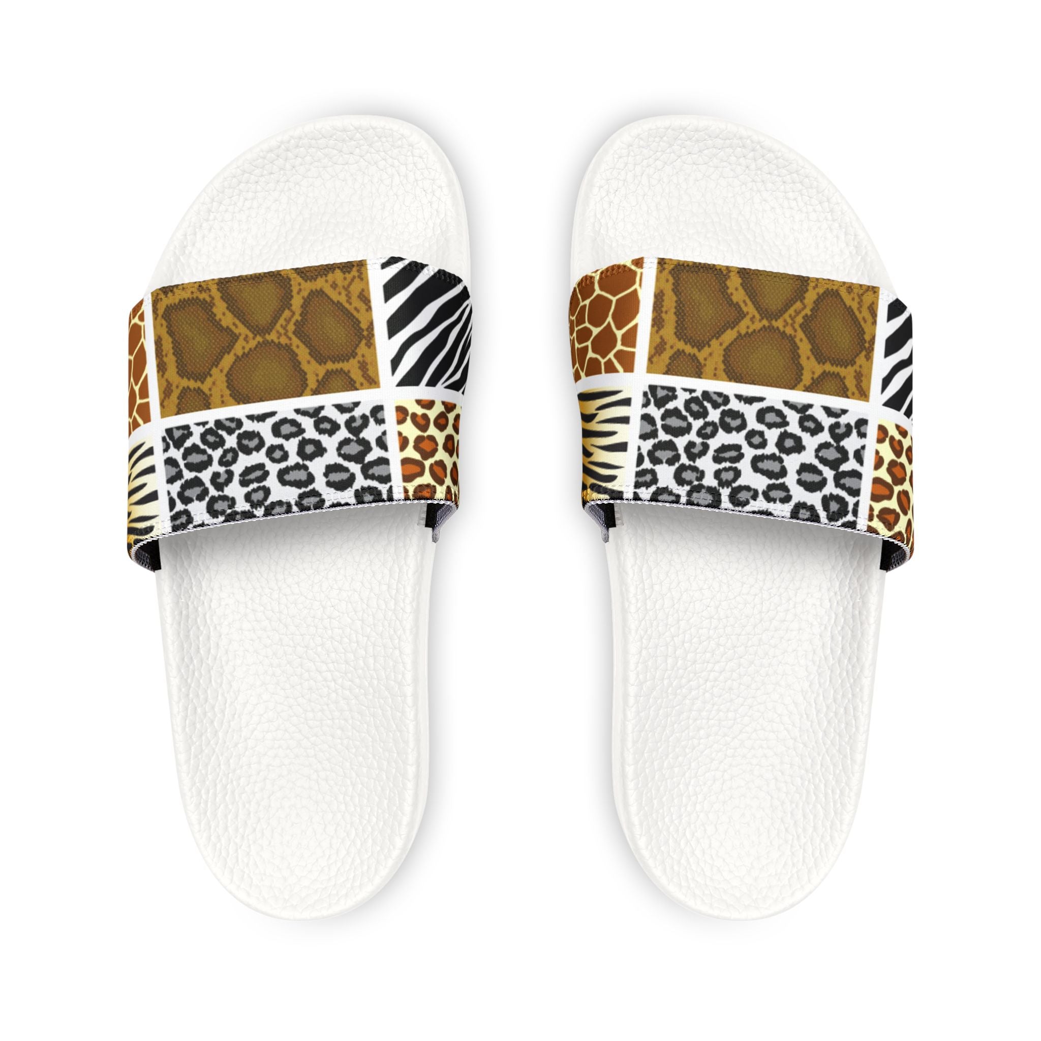 Kids' Wild Animal Print Sandals - Fun & Stylish Removable-Strap Footwear