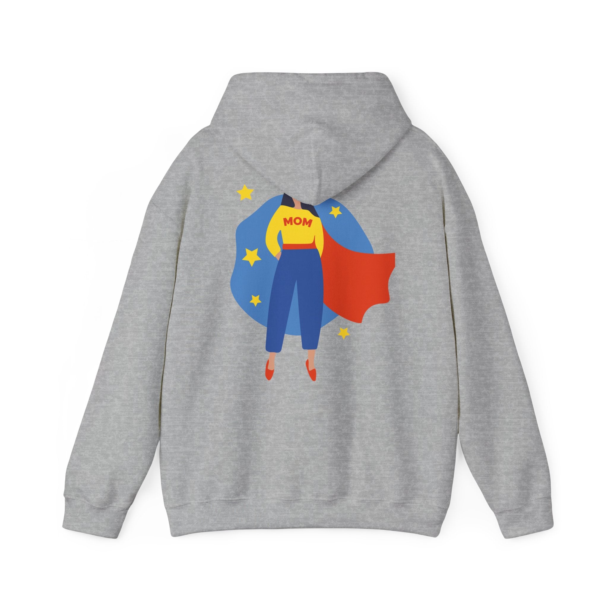 Super Mom Hooded Sweatshirt – Cozy & Stylish Gift for Moms