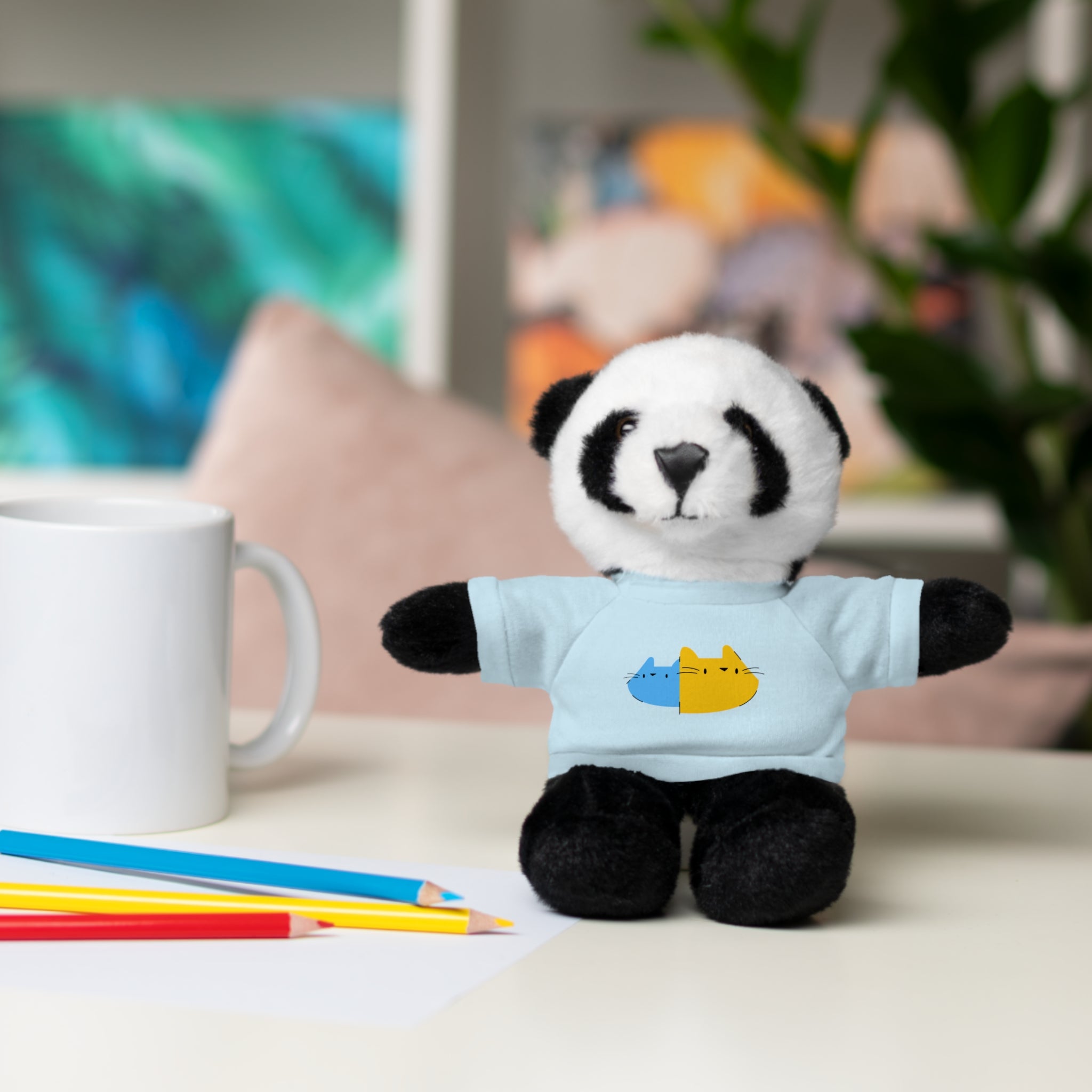 Cute Stuffed Animal with Personalized Tee - Perfect Gift for Kids!