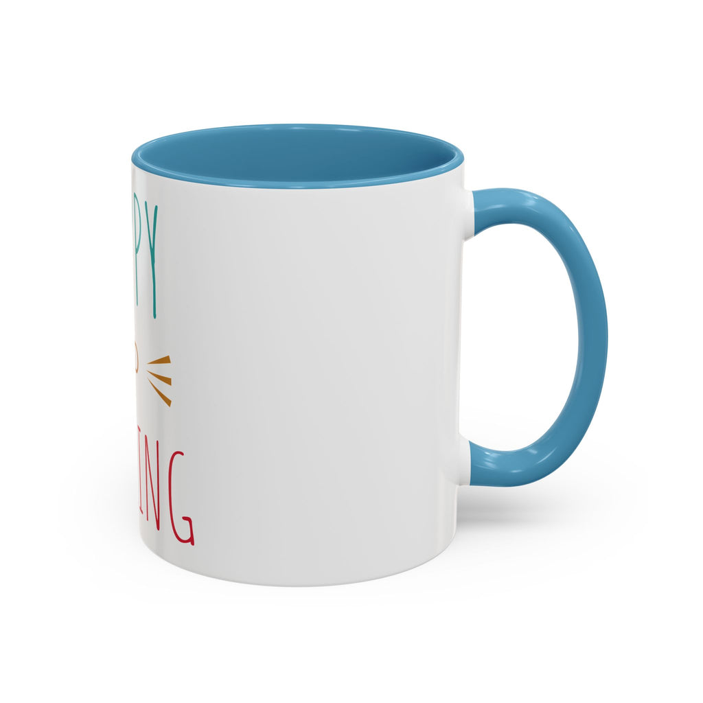 Tasse à café joyeuse éblouissante - Tasse accent de 11 oz et 15 oz pour des matins ensoleillés