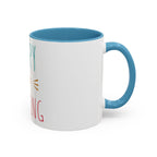 Tasse à café joyeuse éblouissante - Tasse accent de 11 oz et 15 oz pour des matins ensoleillés