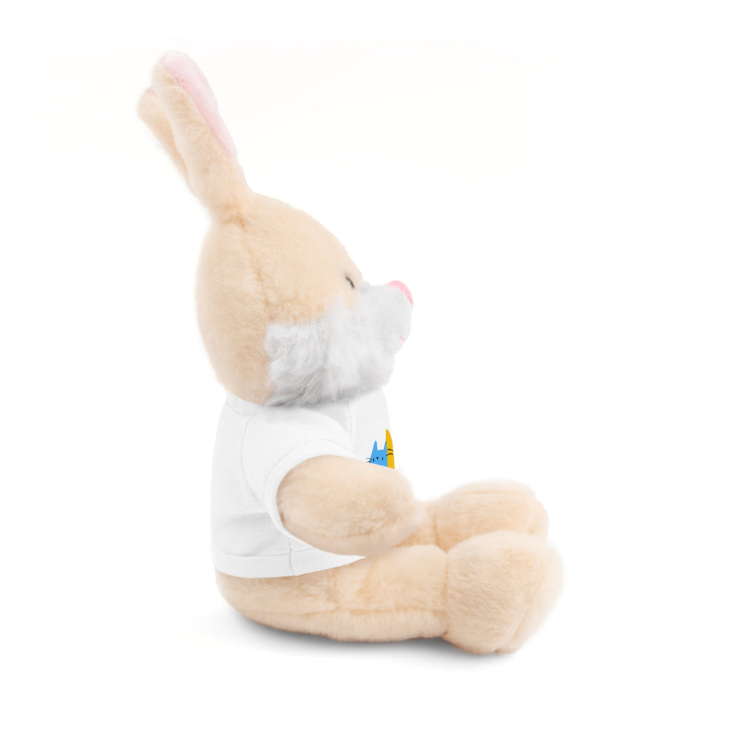 Cute Stuffed Animal with Personalized Tee - Perfect Gift for Kids!