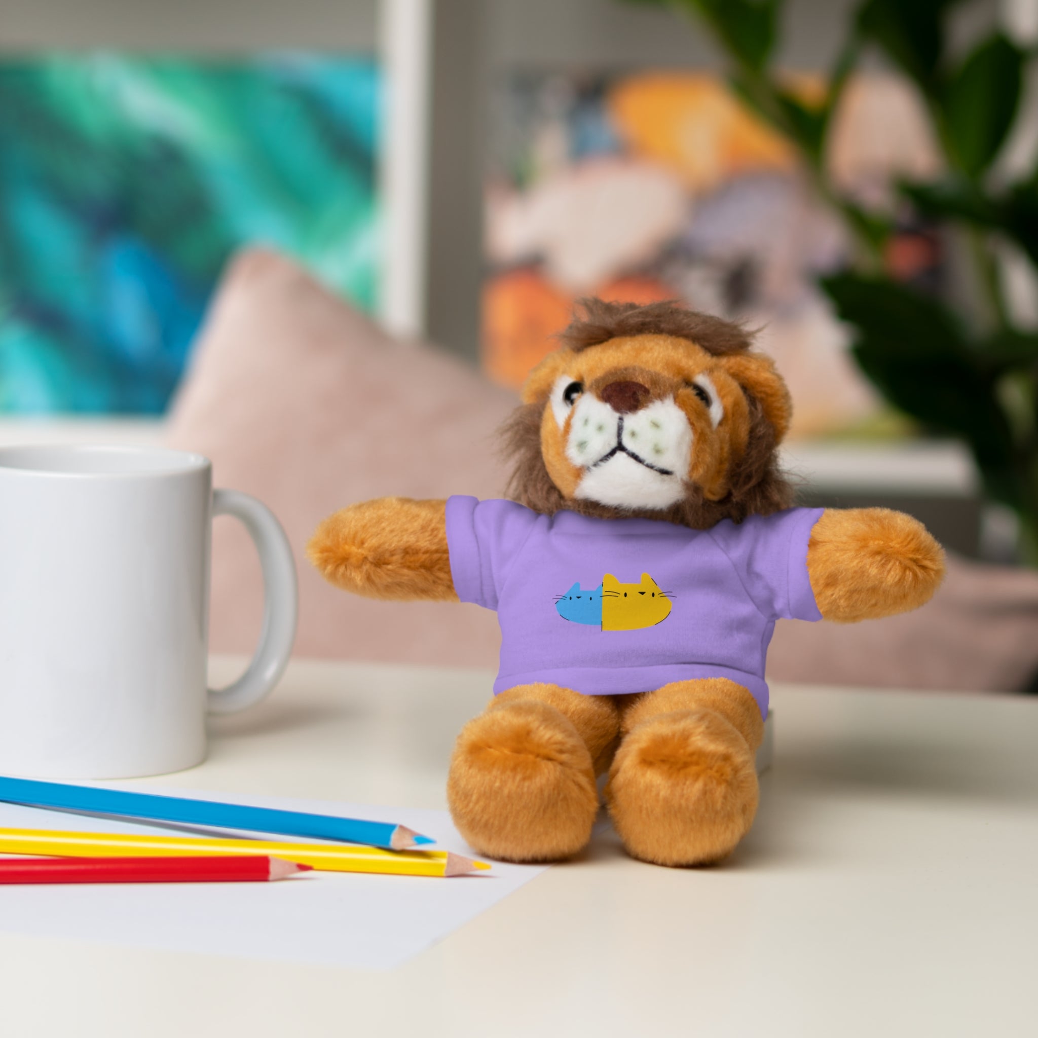 Cute Stuffed Animal with Personalized Tee - Perfect Gift for Kids!