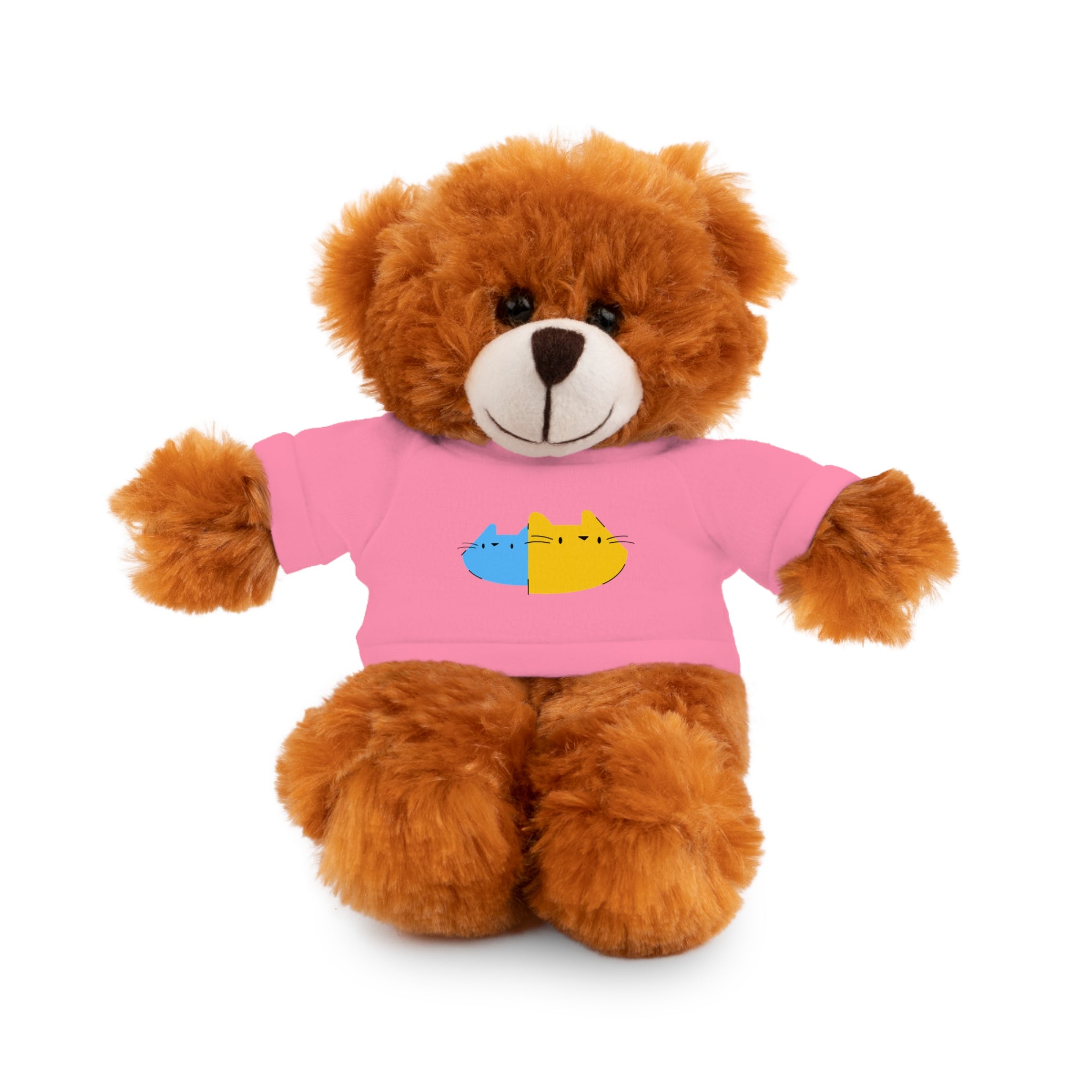 Cute Stuffed Animal with Personalized Tee - Perfect Gift for Kids!