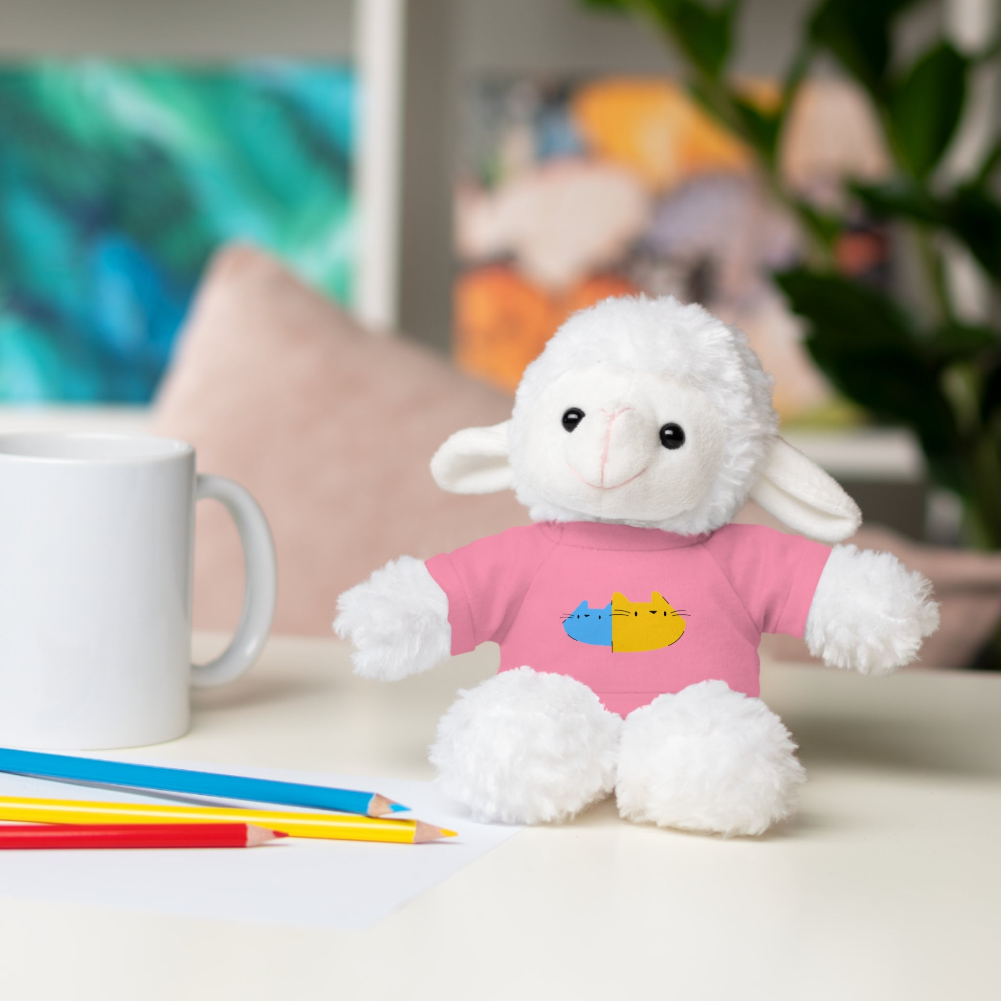 Cute Stuffed Animal with Personalized Tee - Perfect Gift for Kids!