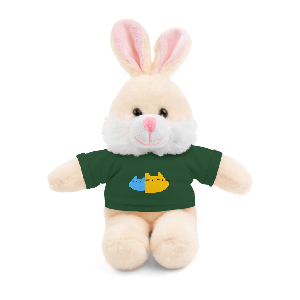 Cute Stuffed Animal with Personalized Tee - Perfect Gift for Kids!