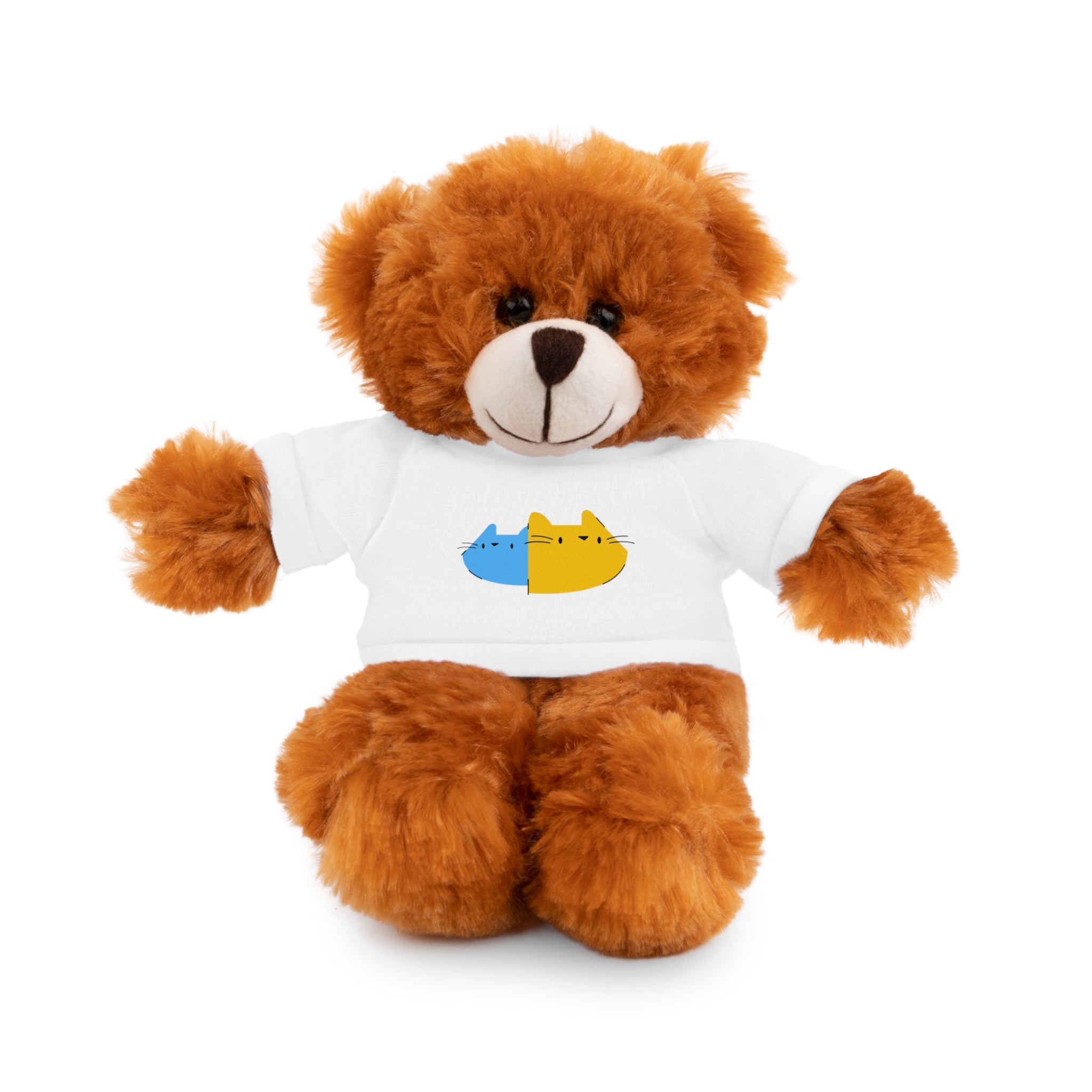 Cute Stuffed Animal with Personalized Tee - Perfect Gift for Kids!