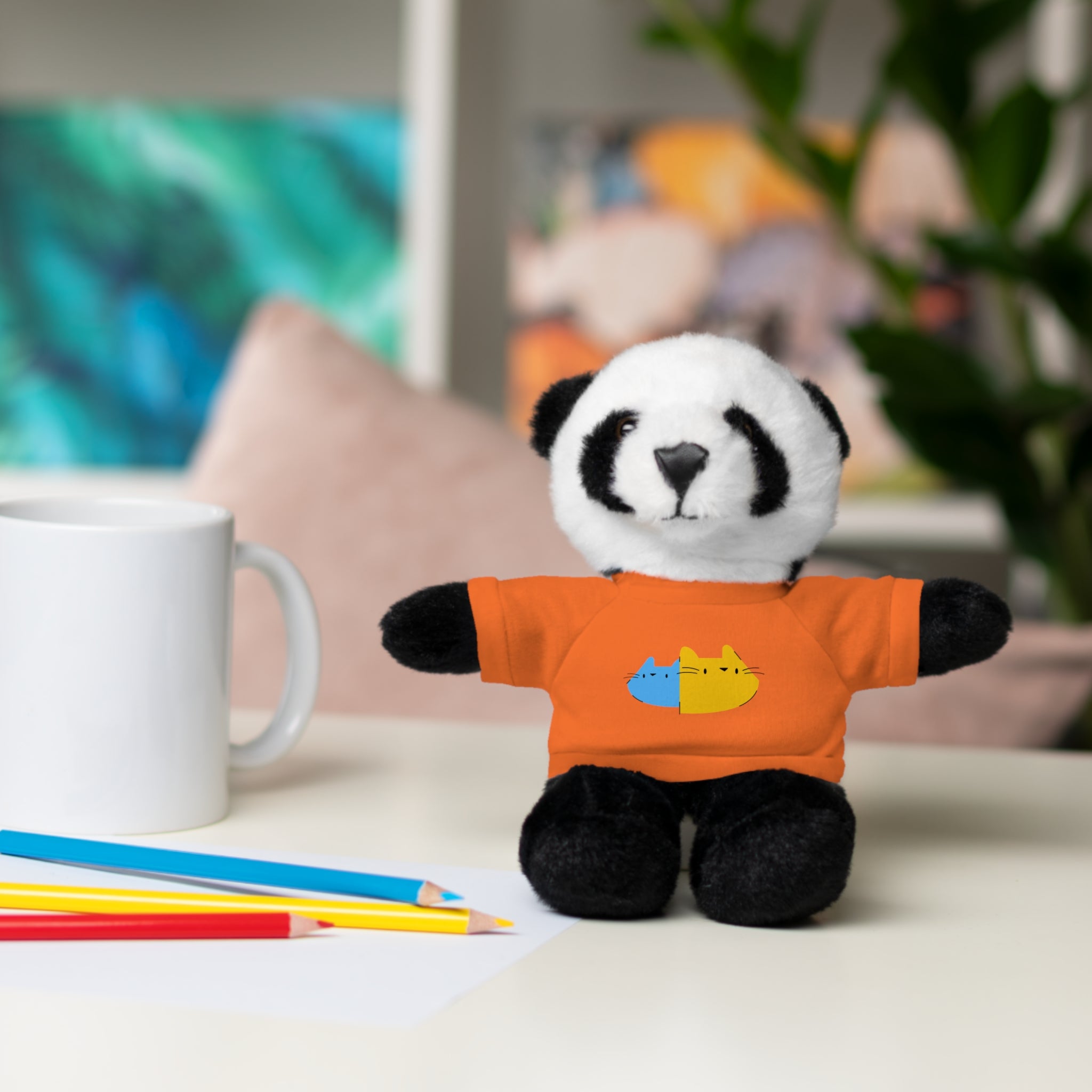 Cute Stuffed Animal with Personalized Tee - Perfect Gift for Kids!