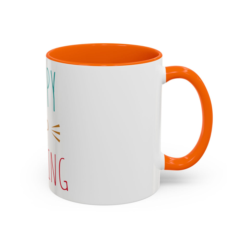 Tasse à café joyeuse éblouissante - Tasse accent de 11 oz et 15 oz pour des matins ensoleillés