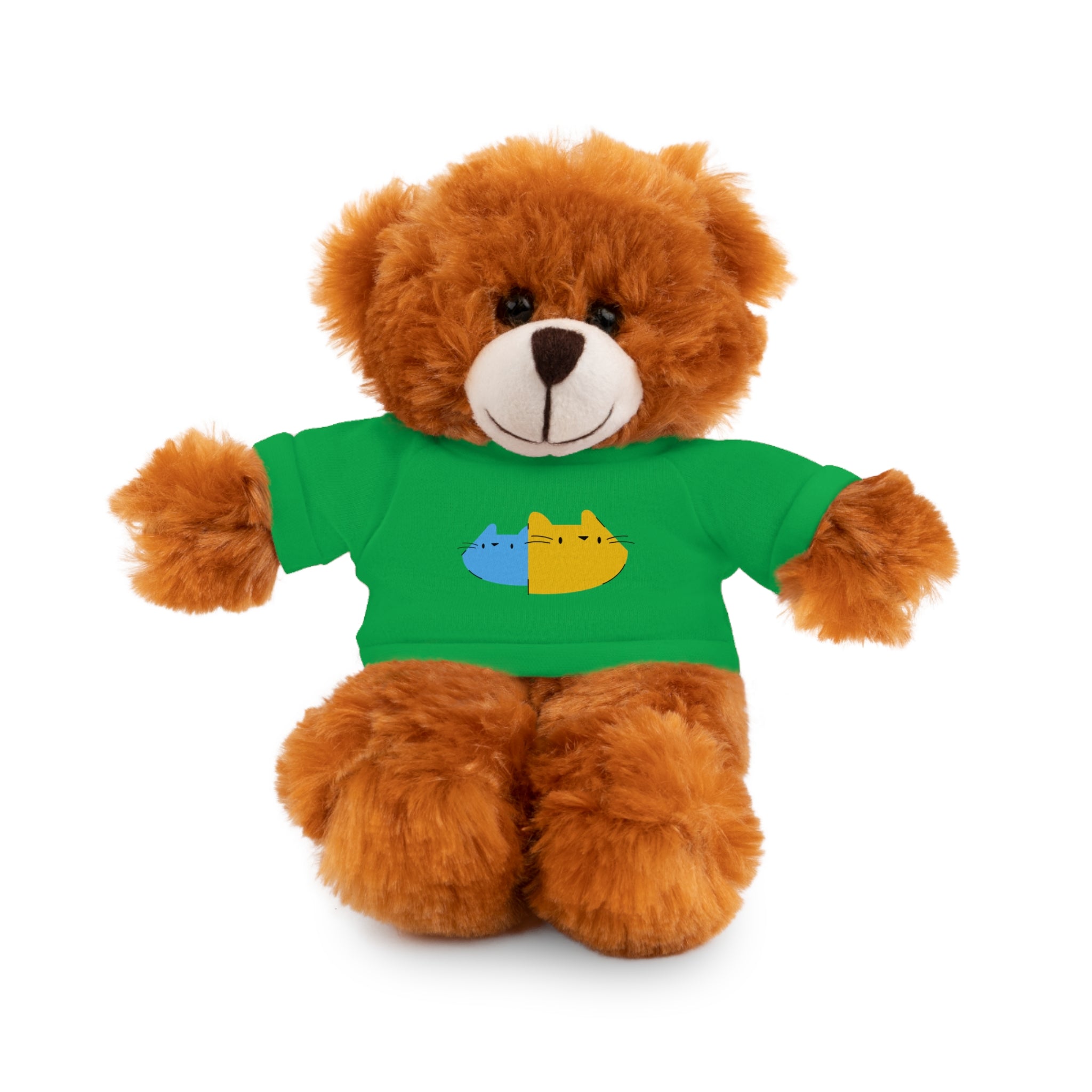 Cute Stuffed Animal with Personalized Tee - Perfect Gift for Kids!