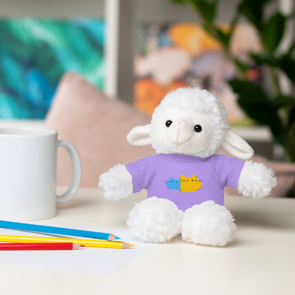 Cute Stuffed Animal with Personalized Tee - Perfect Gift for Kids!