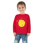 T-shirt à manches longues d'aventurier pour tout-petits - Graphisme de patate mignonne pour enfants.