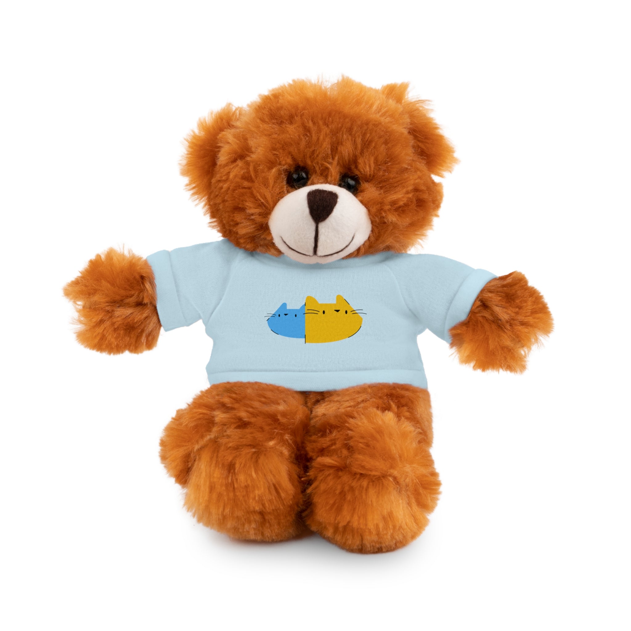 Cute Stuffed Animal with Personalized Tee - Perfect Gift for Kids!