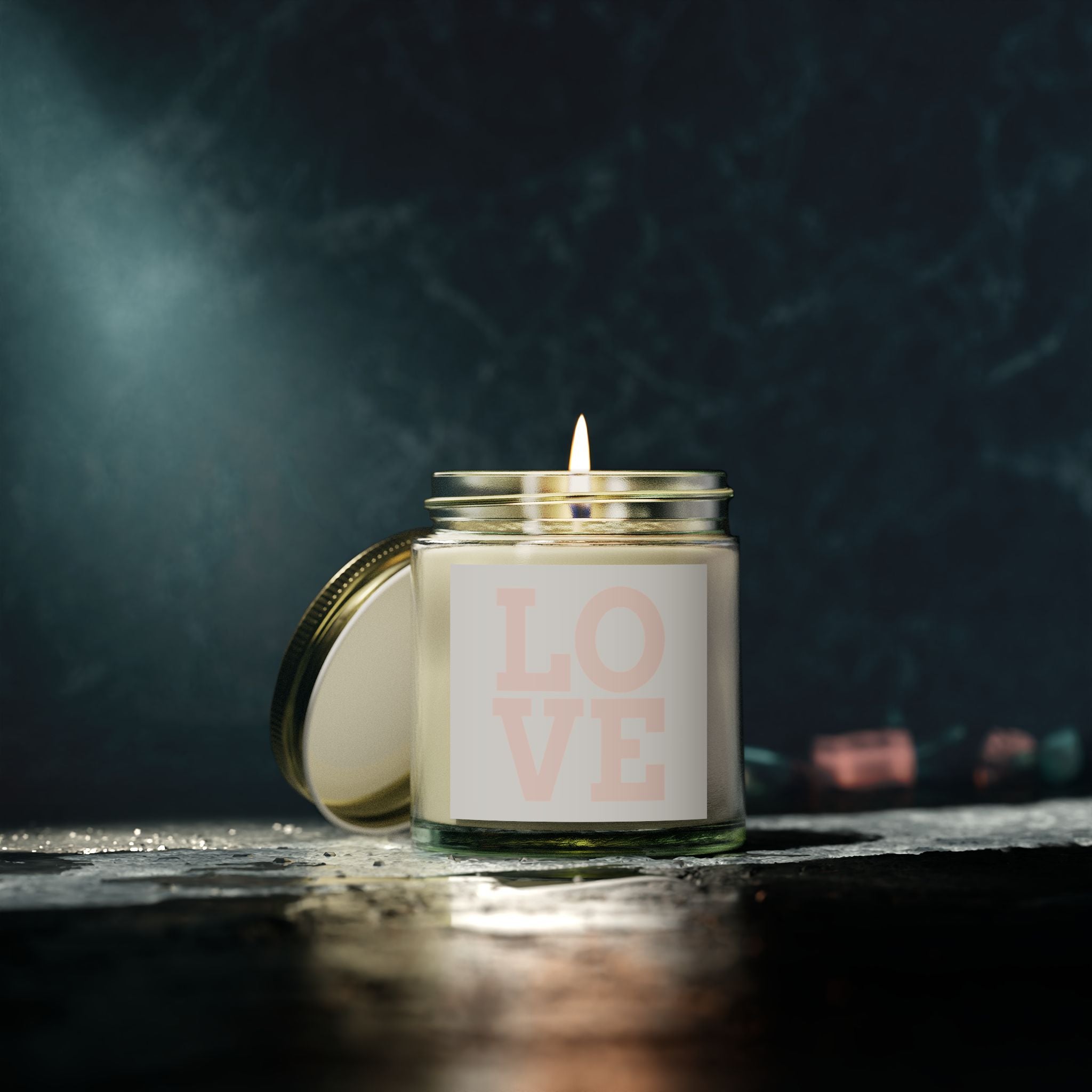 Coconut Apricot Scented Candle – Love Candle for Relaxation and Gifting