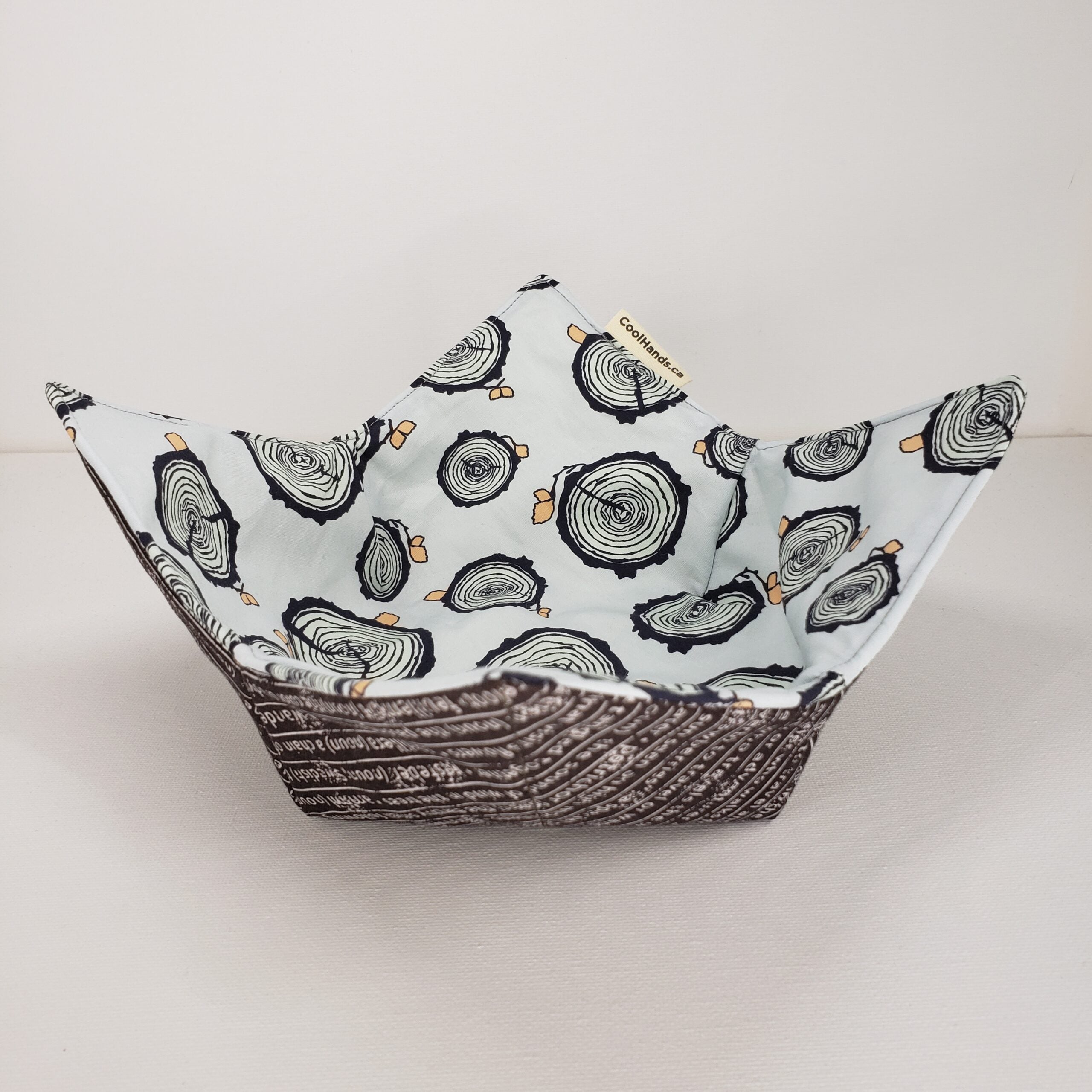 100% Cotton Microwavable Bowl Cozy - Forrest Stump-1