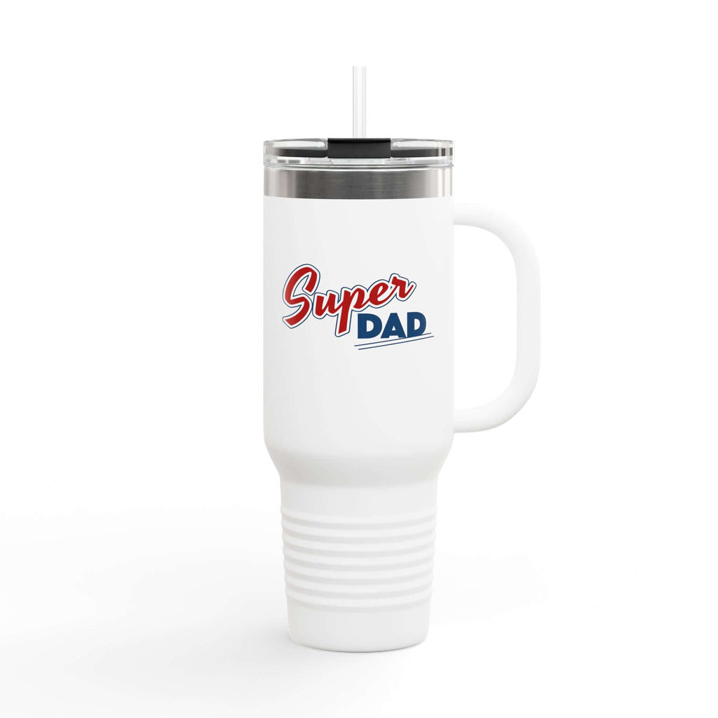 Super Dad Insulated Travel Mug - 40oz, Perfect for Dad's Daily Adventures