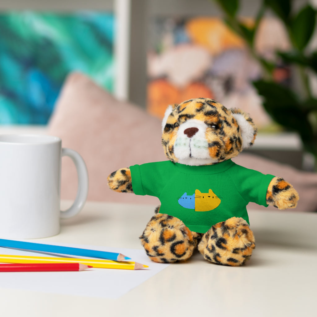 Cute Stuffed Animal with Personalized Tee - Perfect Gift for Kids!