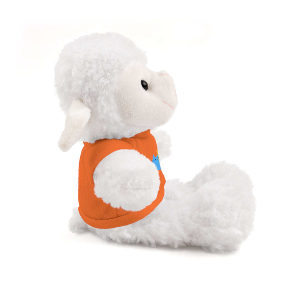 Cute Stuffed Animal with Personalized Tee - Perfect Gift for Kids!