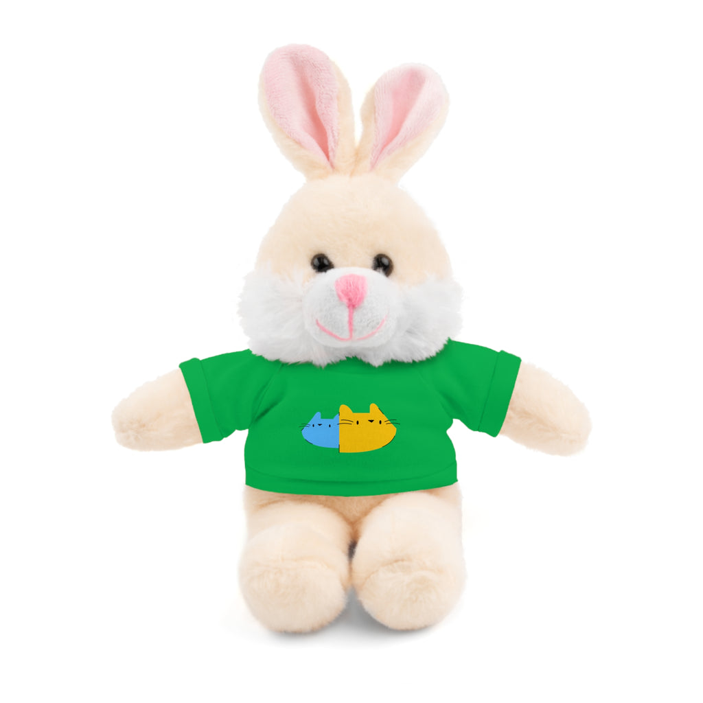 Cute Stuffed Animal with Personalized Tee - Perfect Gift for Kids!