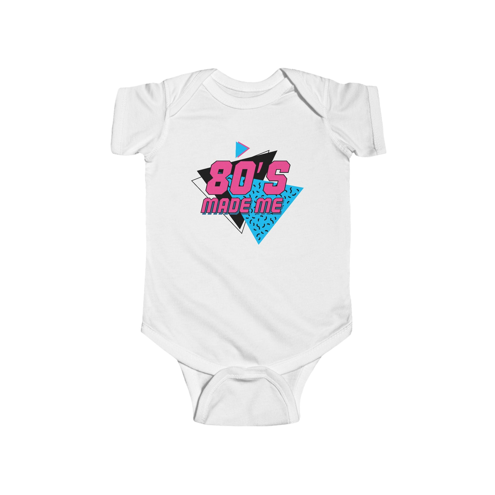 Bodysuit pour bébé "Les années 80 m'ont fait" - Cadeau rétro pour les nouveaux parents.