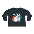 T-shirt à manches longues pour tout-petits inspiré de la nature - Design de fougère écologique.