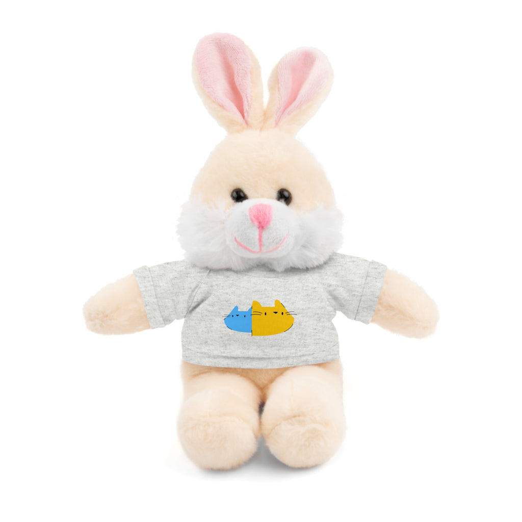 Cute Stuffed Animal with Personalized Tee - Perfect Gift for Kids!
