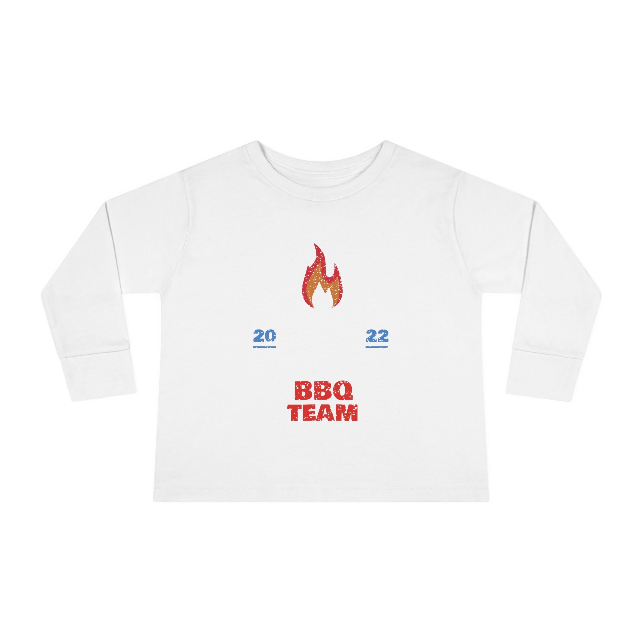 T-shirt à manches longues pour jeunes enfants - Équipe BBQ 2022.
