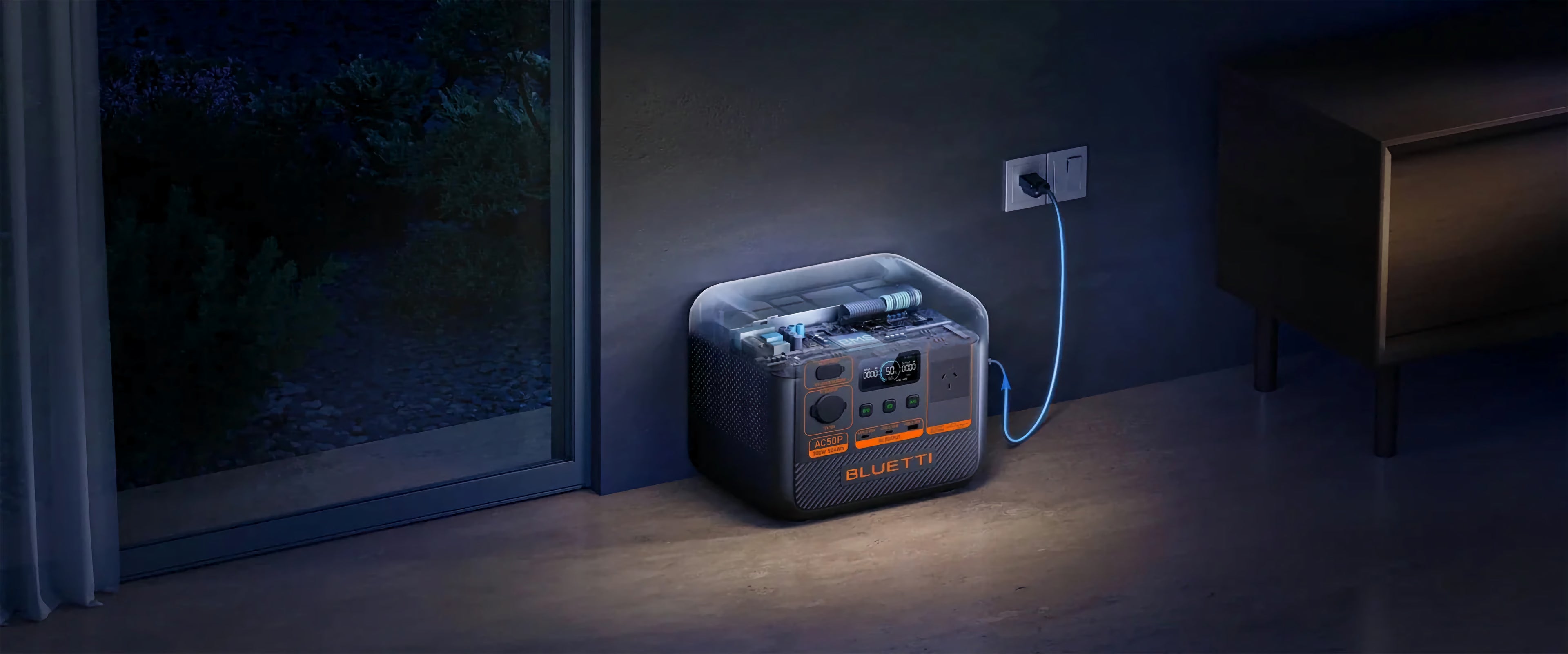 AC50P BLUETTI Solar generator 700W / 504Wh