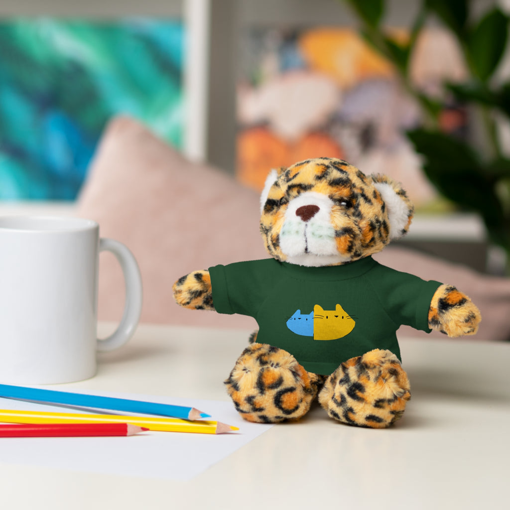 Cute Stuffed Animal with Personalized Tee - Perfect Gift for Kids!