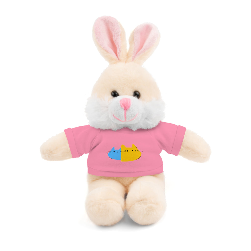 Cute Stuffed Animal with Personalized Tee - Perfect Gift for Kids!
