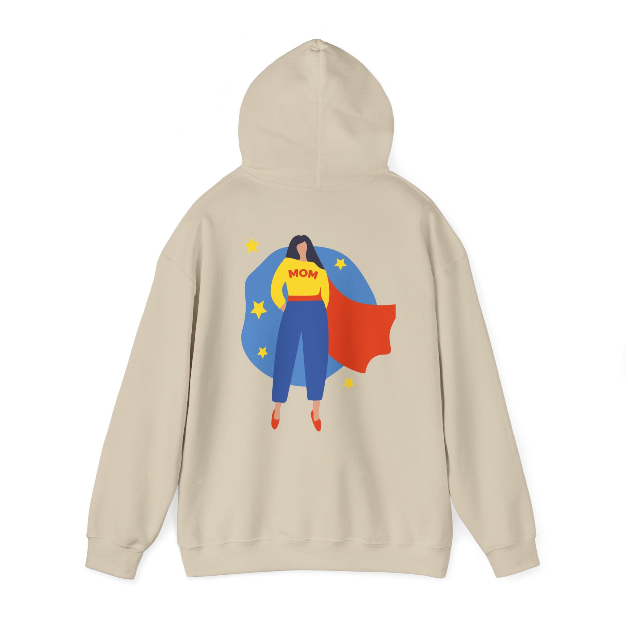 Super Mom Hooded Sweatshirt – Cozy & Stylish Gift for Moms