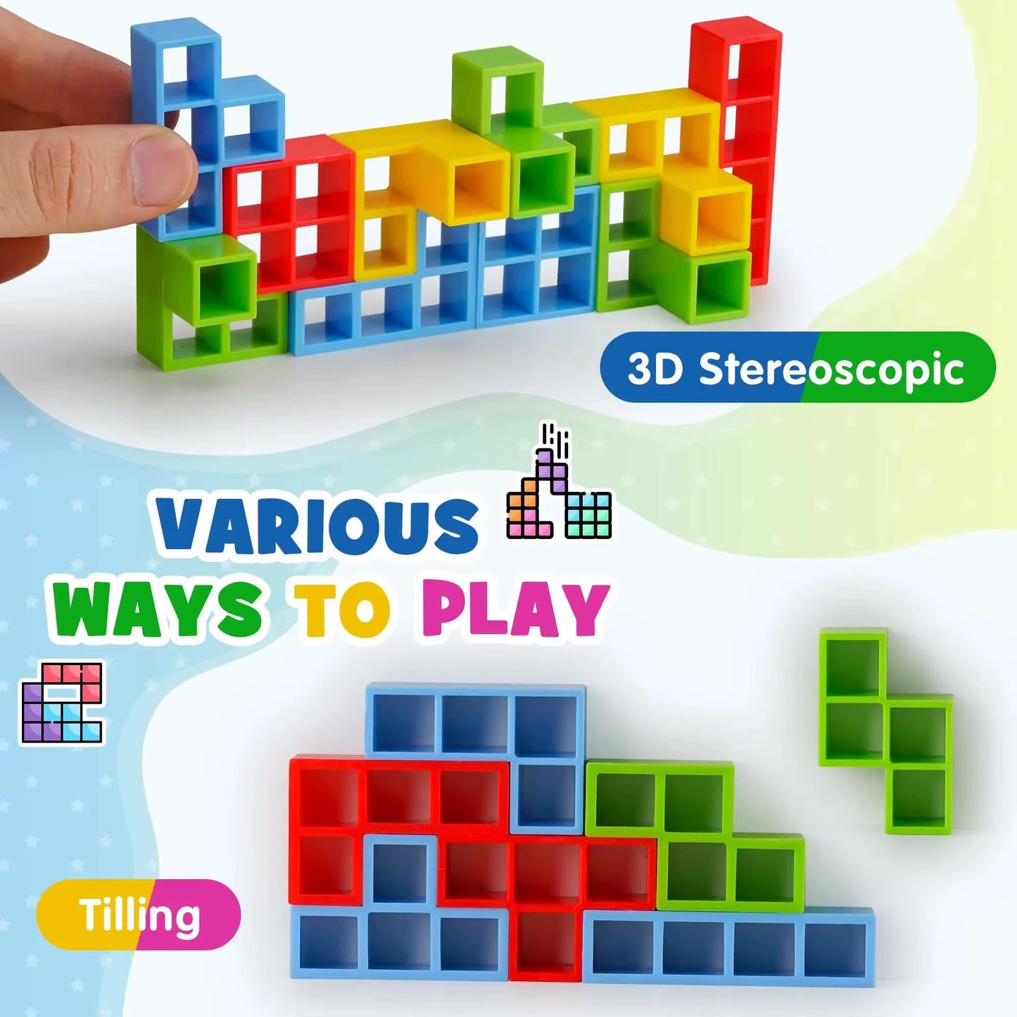 Tetra Tower: Fun Balance Stacking Game for All Ages!