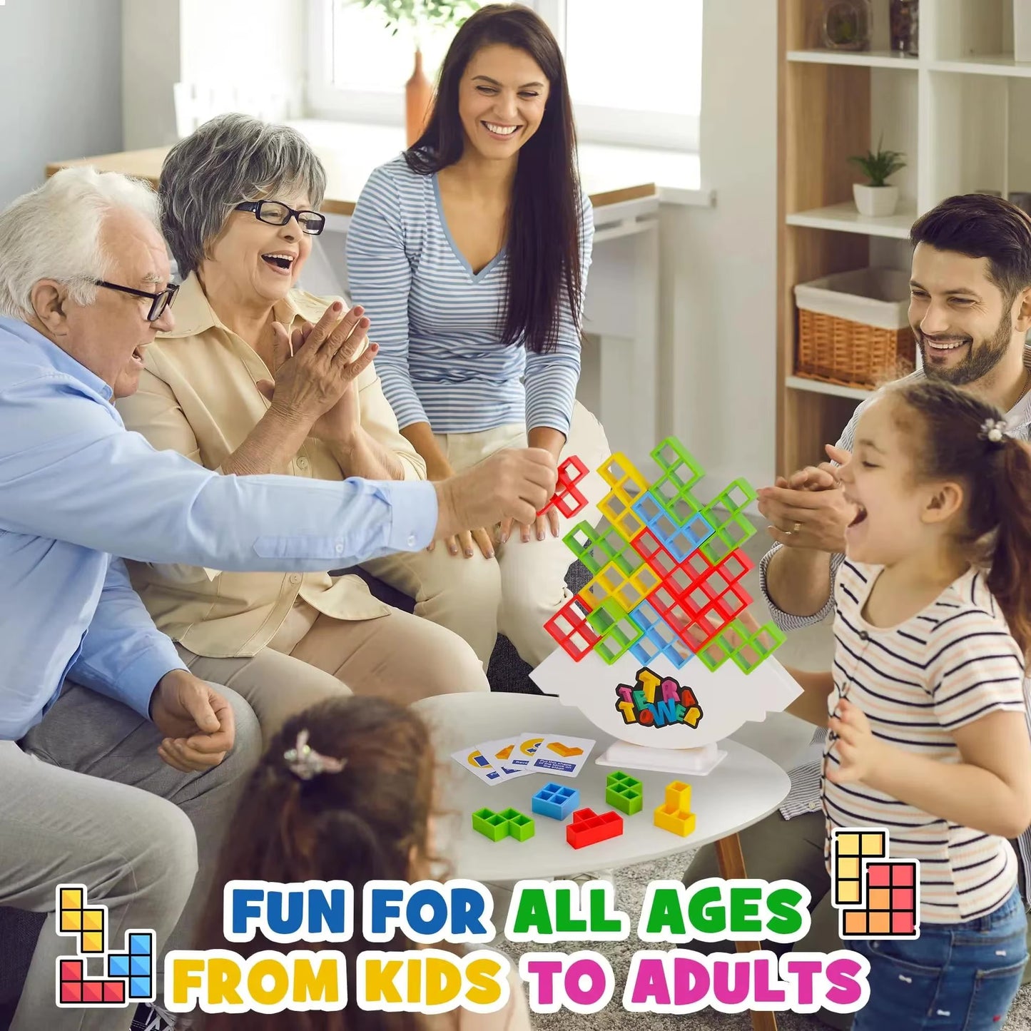 Tetra Tower: Fun Balance Stacking Game for All Ages!