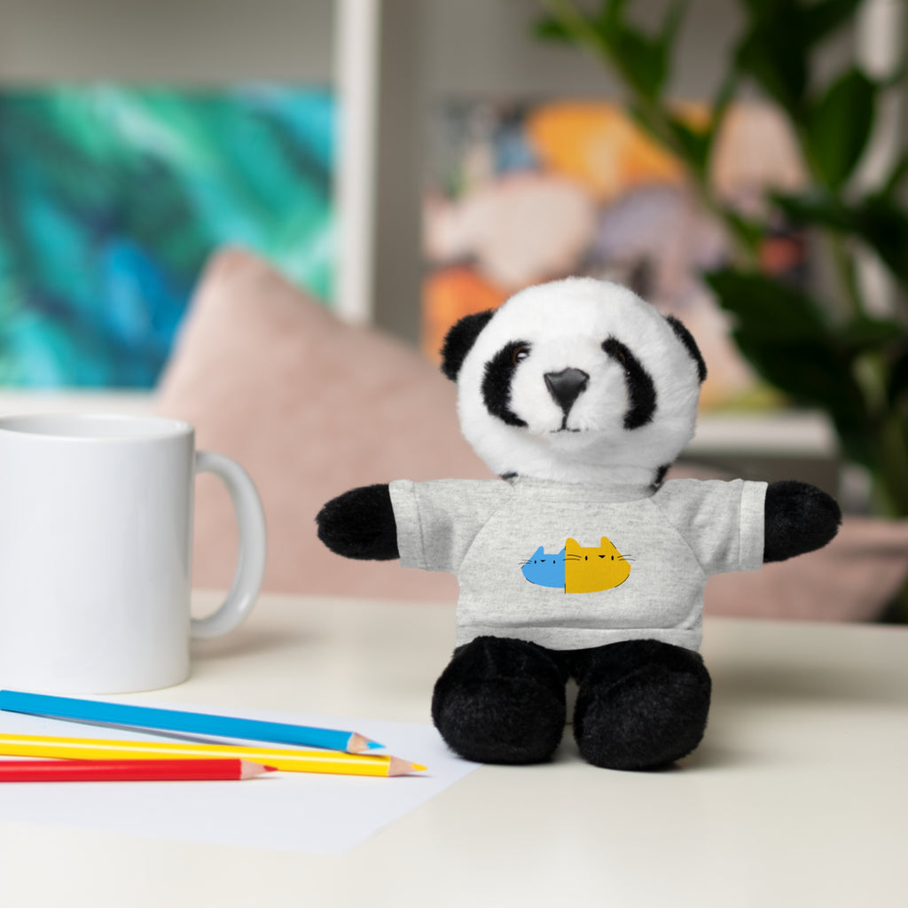 Cute Stuffed Animal with Personalized Tee - Perfect Gift for Kids!