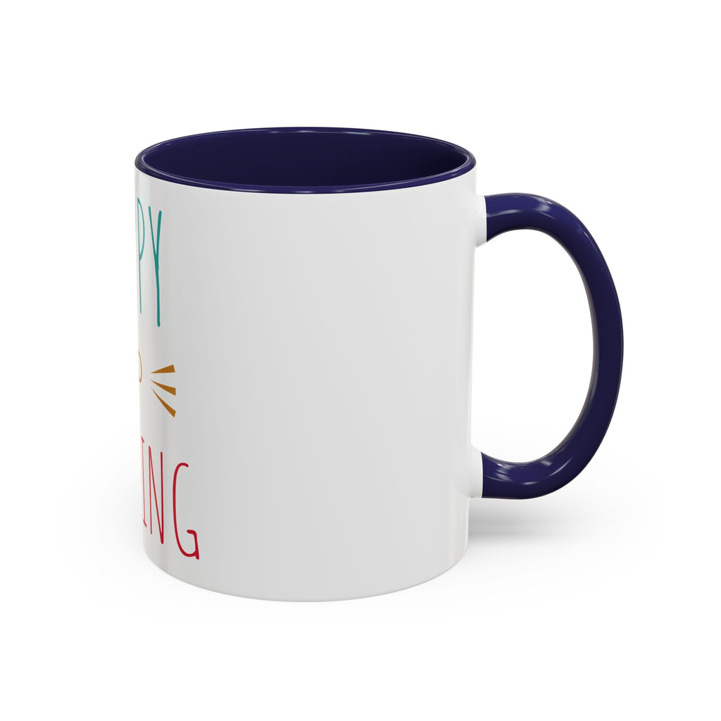 Tasse à café joyeuse éblouissante - Tasse accent de 11 oz et 15 oz pour des matins ensoleillés