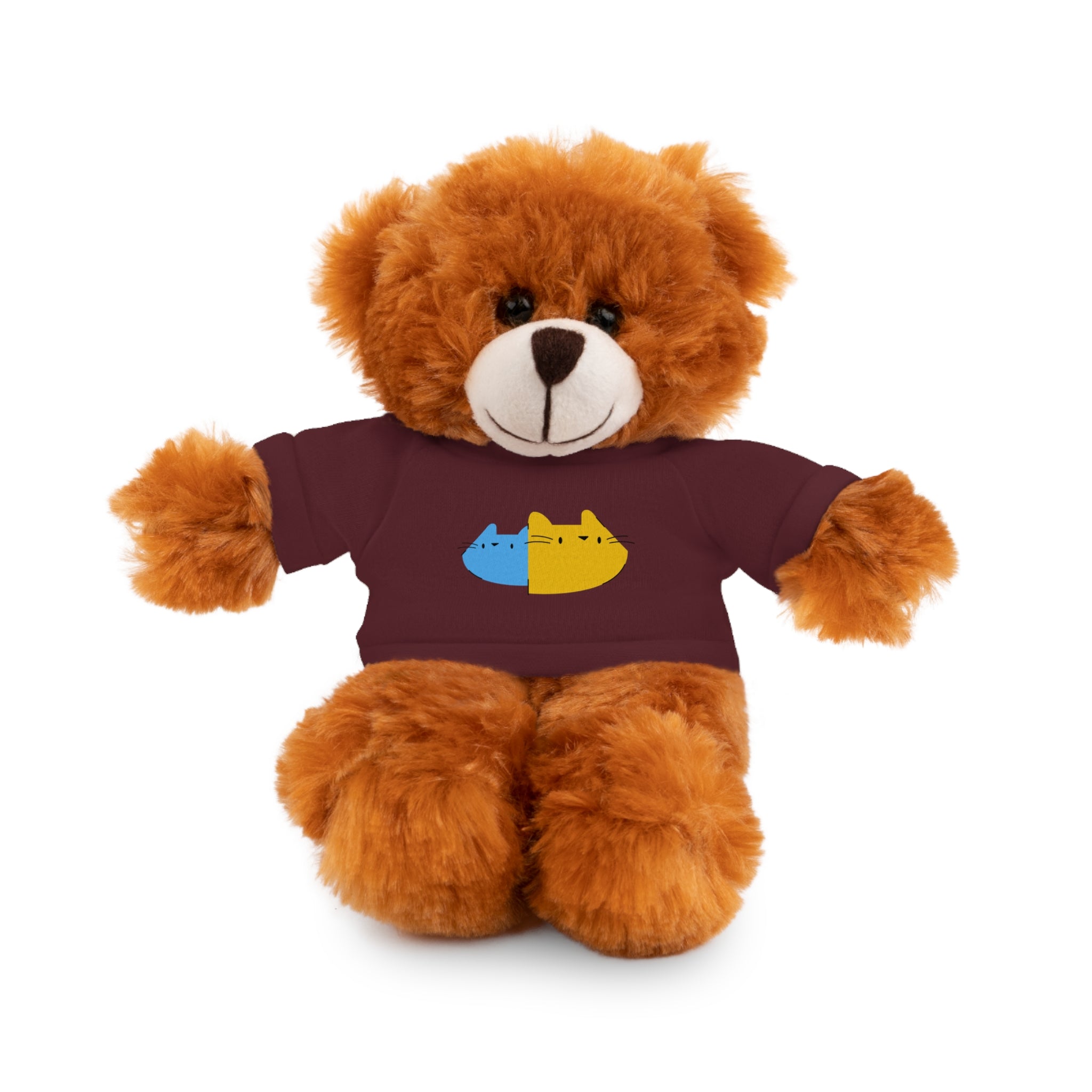 Cute Stuffed Animal with Personalized Tee - Perfect Gift for Kids!